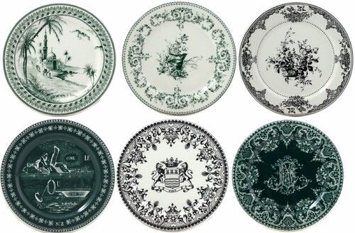 Assiettes mignardises assorties LES DEPAREILLEES