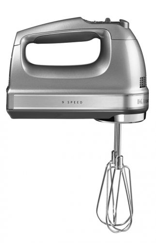 Batteur 9 vitesses KitchenAid gris argent