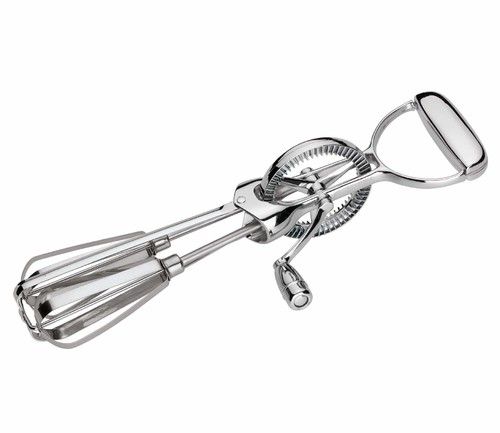 Batteur à manivelle \'Tradition\' pour blancs en neige Küchenprofi en inox