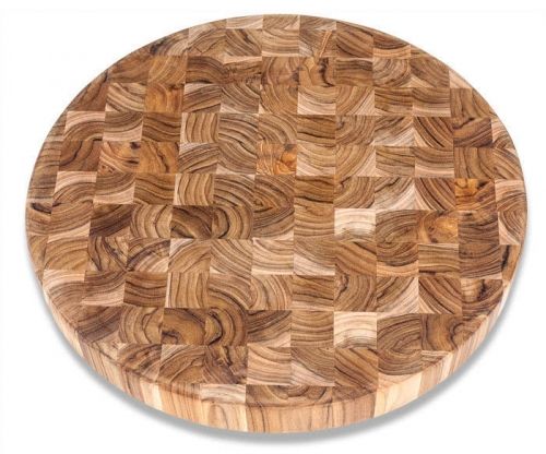 Billot rond en teck 45 cm