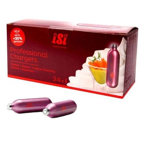 Boîte de 24 cartouches N2O pour siphons de crème