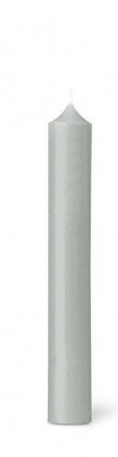 Bougie cylindrique 20 cm &oslash;2,2cm  GRIS PERLE