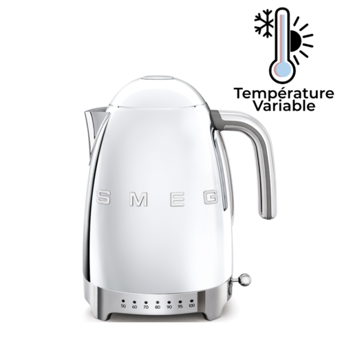 Bouilloire Vintage avec réglage de la température Années 50 Chromé