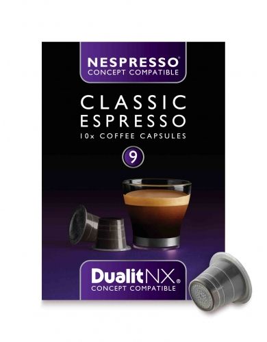 Caf&eacute; Classic Espresso : 100% Arabica - 10 Capsules - Indice 9.