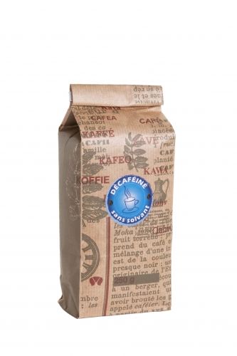 Caf&eacute; d&eacute;caf&eacute;in&eacute; -D&eacute;cafein&eacute; sans solvant -250gr en grain