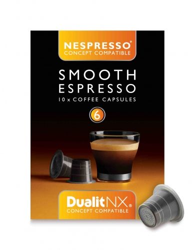 Caf&eacute; Smooth Espresso : 90 % Arabica & 10 % Robusta - 10 Capsules - Indice 6