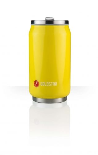 Canette isotherme Can'It Jaune Goldstar Pantone 116C Brillant 33 cl