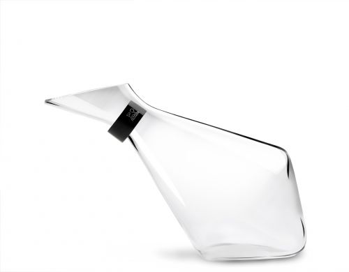 Carafe canard Réséda 75 cl en verre soufflé bouche & collier anti-goutte Peugeot