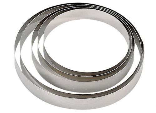 Cercle &agrave; entremets 30  cm h 3.5 cm