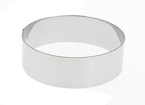 Cercle à mousse, entremets et nonnette individuel en inox 6 cm de diamètre
