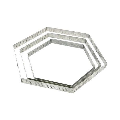 Cercle Hexagone Perfore &oslash; 10 Hauteur 2 cm