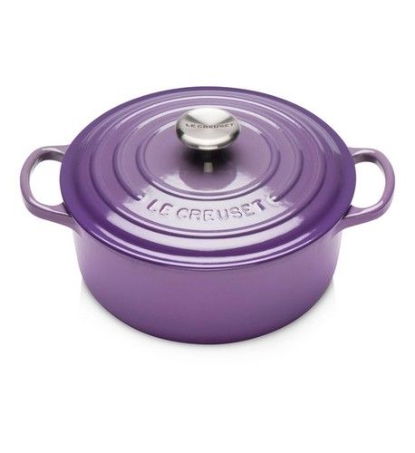 Cocotte ovale signature 33cm ultra violet