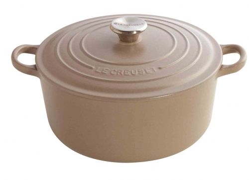 Cocotte ronde 28 cm 6.8l Sisal (gris finition mate)