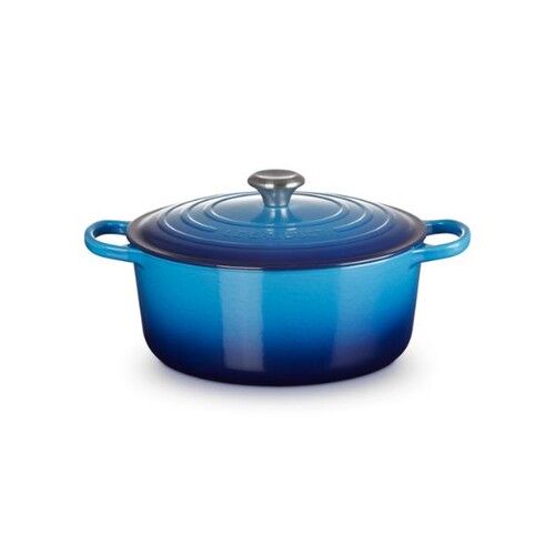 COCOTTE RONDE 28CM AZUR