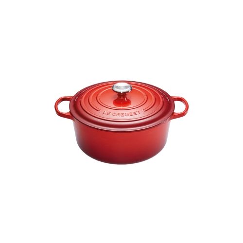 Cocotte Signature en fonte émaillée ronde 14 cm rouge Cerise