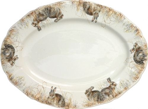 Coffret de 1 plat ovale 6 Sologne