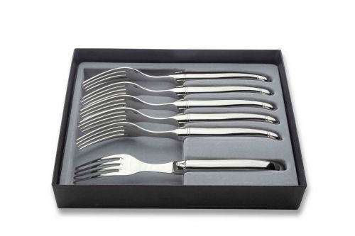 Coffret de 6 fourchettes de table Laguiole inox