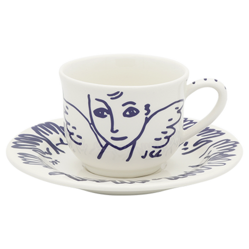 Coffret Th&eacute; : Tasse + Coupelle - L\'Archipel Sentimental par Jean-Charles de Cast