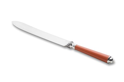 Couteau à pain Séville corail haut forgé inox