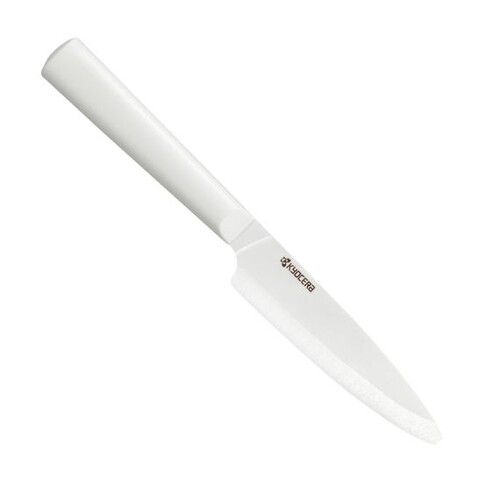 Couteau d\'office 11 cm lame c&eacute;ramique - manche blanc