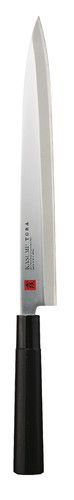 Couteau Kasumi Tora &agrave; sashimi 27 cm - manche Honoki noir