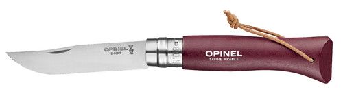Couteau Opinel 8,5 cm baroudeur Grenat