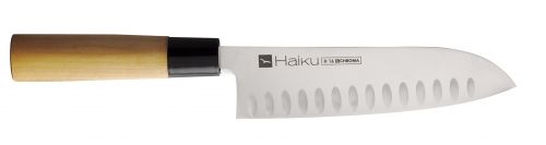 Couteau Santoku alvéolé haïku 17 cm