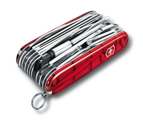 Couteau Suisse Swisschamp XLT 50 fonctions 30 pièces Rouge translucide