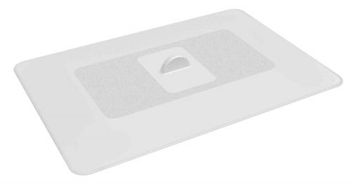 Couvercle herm&eacute;tique Leku&eacute; rectangulaire silicone transparent petit mod&egrave;le 41x 2