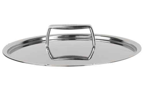 Couvercle inox 18 cm castel pro