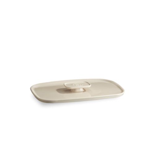 Couvercle pour plat Ultime en céramique 25x18 cm Blanc Argile