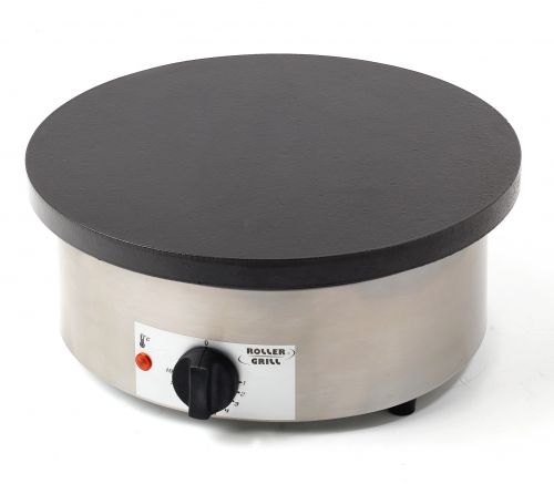 Cr&ecirc;pi&egrave;re professionnelle &agrave; gaz avec plaque en fonte Roller Grill