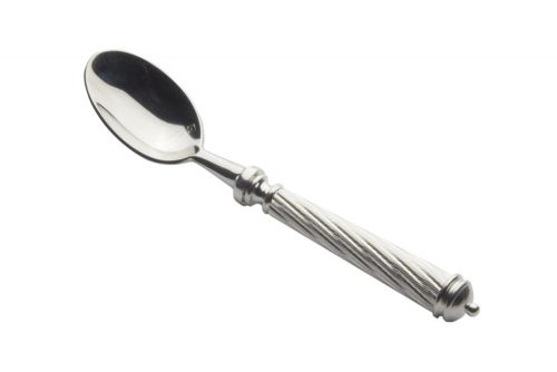 Cuillère dessert CABLE haut argentée