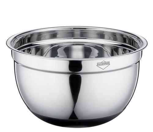 Cul de poule en inox fond en silicone anti-d&eacute;rapent &oslash; 24 cm