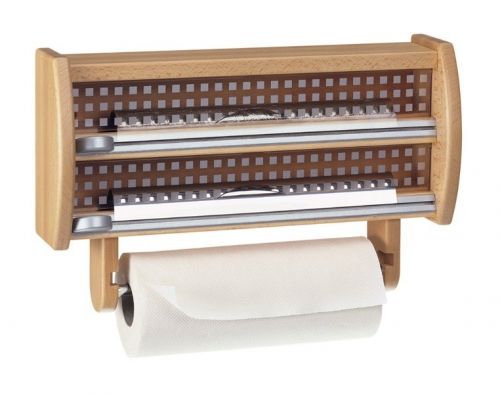 Derouleur 3 rouleaux bois clair