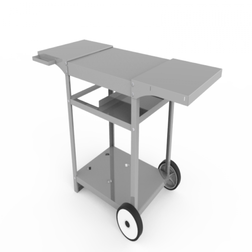 Desserte inox pour plancha 60 cm