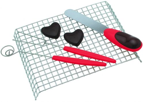 Fondue au chocolat &eacute;lectrique rouge