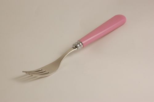 Fourchette à dessert Newbridge rose pâle