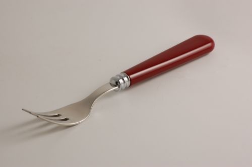 Fourchette &agrave; g&acirc;teau Newbridge cerise