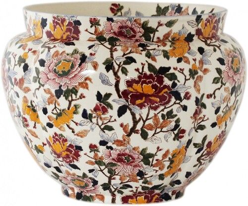 Grand Cache Pot Fontainebleau Pivoines