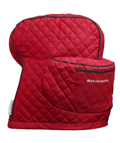Housse rouge KitchenAid pour robot Artisan 4.8L