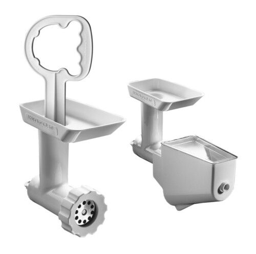 Kit de 2 accessoires hachoir et tamis pour robot Artisan