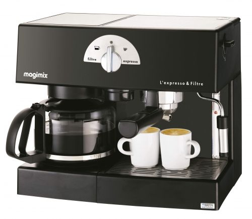 L'expresso & filtre manuel - dosette /caf&eacute; moulu