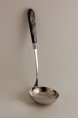 Louche à potage Diana nacré noir