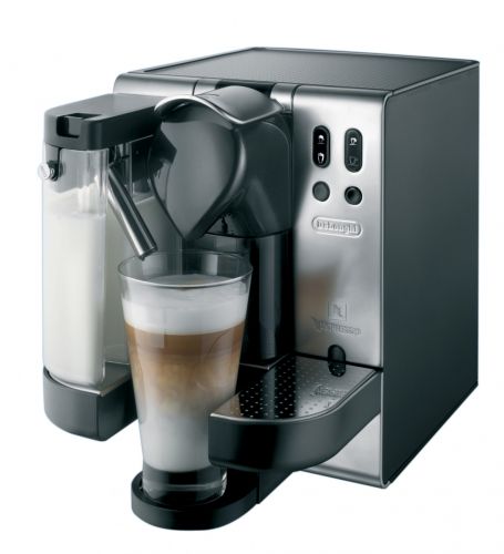 Machine &agrave; caf&eacute; &agrave; capsules Nespresso Delonghi Lattissima Silver