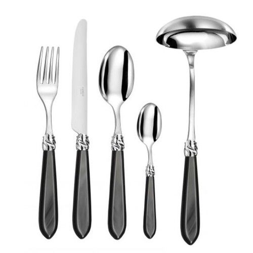 Ménagère de 49 pièces Diana nacré noirsans écrin