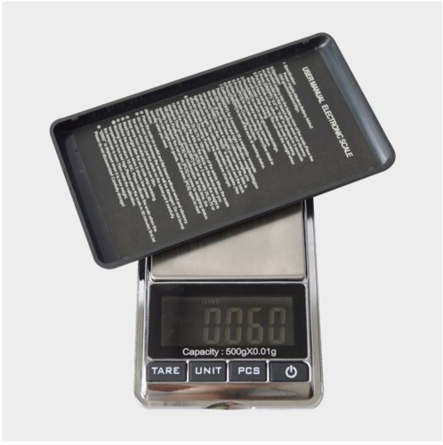 Mini balance precision-0-500gr 0.1gr-ac couvercletare auto off