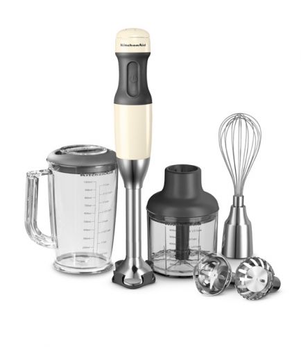 Mixeur plongeant KitchenAid 5 vitesses cr&eacute;me