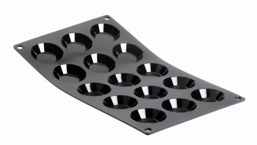 Moul'flex noir plaque de 15 mini tartelettes