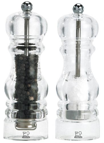 Moulin à poivre et à sel acrylic Nancy -18 cm